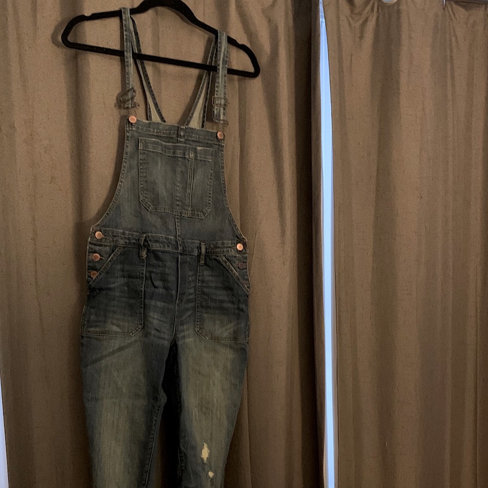 Bullhead denim overalls